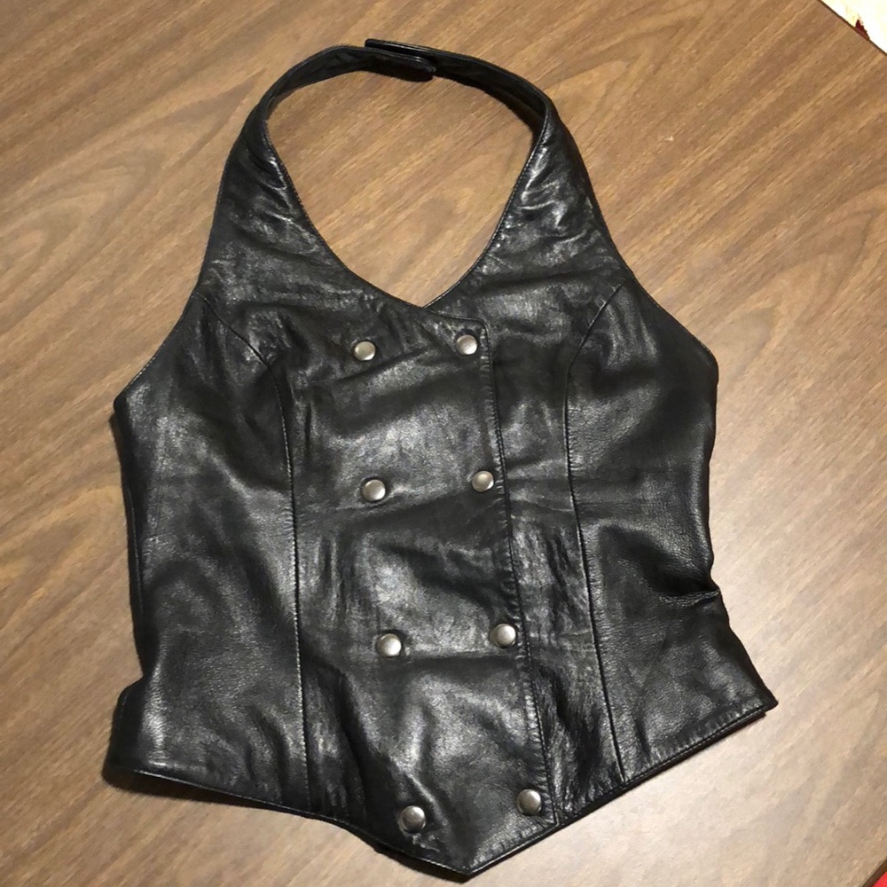Leather halter